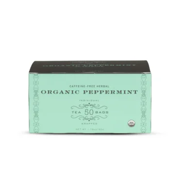 Harney & Sons Doos met 50 theezakjes Organic Peppermint Herbal